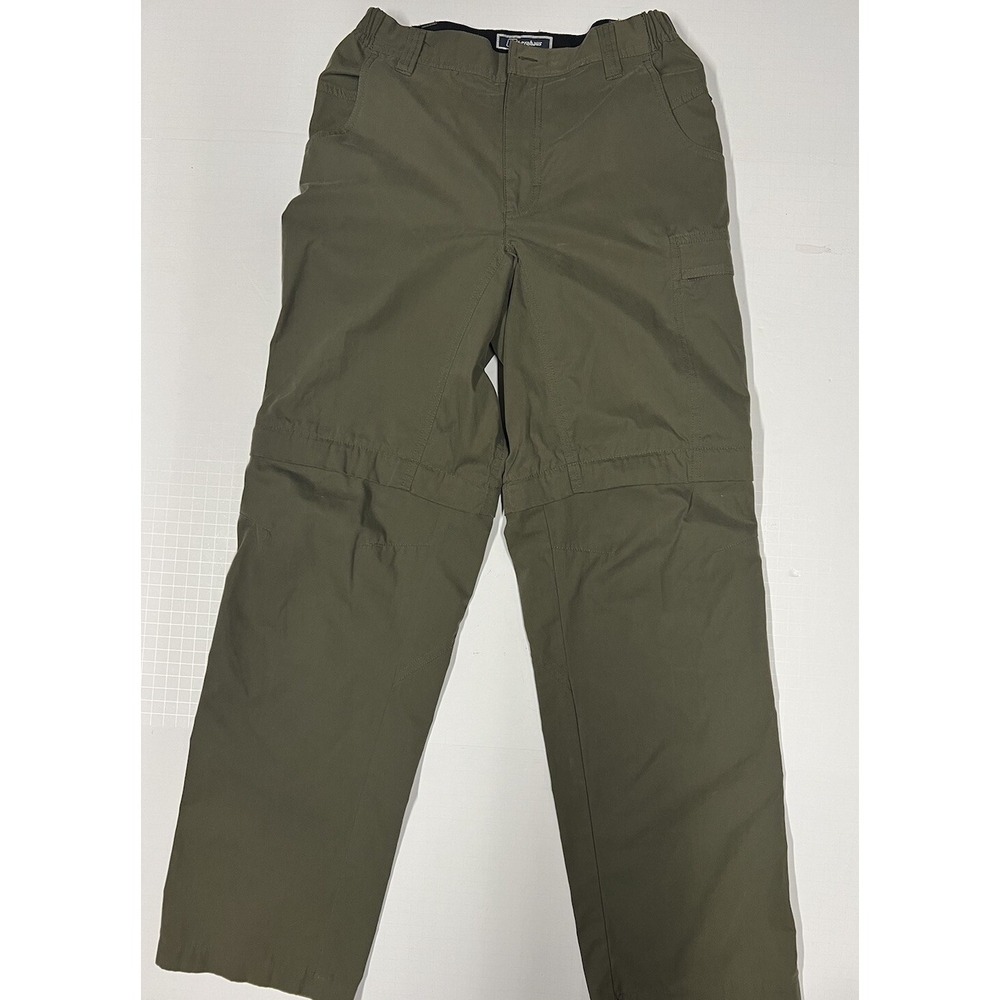 Men's Berghaus Pants Walking Hiking Trousers Olive Green‎ 30R Convertible 30x29